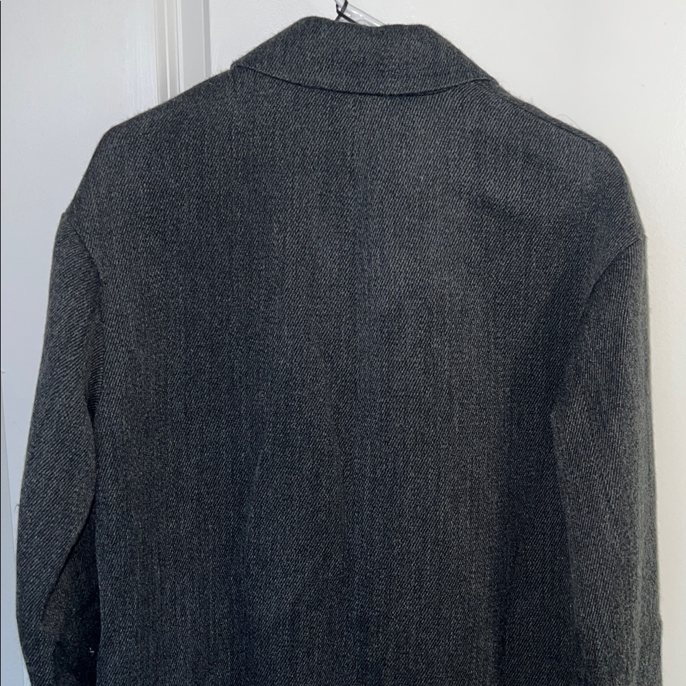 Zara Dark Gray Coat - Picture 7 of 8